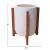 ΓΛΑΣΤΡΑ ΕΣΩΤ.ΧΩΡΟΥ HOFF HM4682.02S FIBER CEMENT ΛΕΥΚΟ-TEAK ΒΑΣΗ Φ31x43Υεκ |  Φυτά συνθετικά - Λουλούδια στο espiti