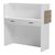 Γραφείο reception Optima pakoworld με led λευκό-sonoma 110x40x110εκ |  Reception γραφείου στο espiti