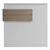 Γραφείο reception Optima pakoworld με led λευκό-sonoma 110x40x110εκ |  Reception γραφείου στο espiti
