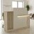 Γραφείο υποδοχής - reception Dayana Megapap με LED χρώμα travertine - sandstone 150x85,2x120εκ. |  Reception γραφείου στο espiti
