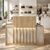 Γραφείο υποδοχής - reception Davis Megapap με LED χρώμα sepet oak - travertine 150x41,8x115εκ. |  Reception γραφείου στο espiti