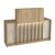 Γραφείο υποδοχής - reception Davis Megapap με LED χρώμα sepet oak - travertine 150x41,8x115εκ. |  Reception γραφείου στο espiti