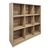 Βιβλιοθήκη Gridea pakoworld sonoma 119.5x30x121εκ |  Βιβλιοθήκες στο espiti
