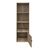 Βιβλιοθήκη-στήλη Lenobia pakoworld με ντουλάπι sonoma 30.5x24x95εκ |  Σετ Μπάνιου στο espiti