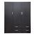 Ντουλάπα τρίφυλλη με 2 συρτάρια Alvia pakoworld wenge150x51x180εκ |  Ντουλάπες ρούχων στο espiti
