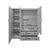 Ντουλάπα τρίφυλλη με 2 συρτάρια Alvia pakoworld wenge150x51x180εκ |  Ντουλάπες ρούχων στο espiti