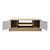 Έπιπλο τηλεόρασης Sasa pakoworld sonoma-λευκό 120x35x41.5εκ |  Έπιπλα τηλεόρασης στο espiti