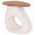 ΒΟΗΘΗΤΙΚΟ ΤΡΑΠΕΖΙ AIDA HM4692.02 FIBER CEMENT ΛΕΥΚΟ--ΞΥΛΟ TEAK TOP 47x60x59Υεκ |  Τραπεζάκια σαλονιού στο espiti
