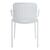 Πολυθρόνα Teragi στοιβαζόμενη pakoworld pp με UV protection λευκή 59x57x82εκ |  Πολυθρόνες κήπου στο espiti