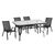 ΣΕΤ ΤΡΑΠΕΖΑΡΙΑΣ 5ΤΜΧ BRUNO HM10729.03 ΚΑΡΕΚΛΕΣ ΜΕΤΑΛΛΙΚΕΣ & ΤΡΑΠΕΖΙ 150x90εκ ΜΑΥΡΟ |  Σετ τραπεζαρία κήπου στο espiti