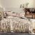 Beauty Home Σετ σεντόνια υπέρδιπλα με λάστιχο Memories Art 12676 165x200+30 Μπεζ,Ροζ       |  Σεντόνια Υπέρδιπλα / King Size στο espiti