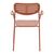 Πολυθρόνα Deraby pakoworld στοιβαζόμενη terracotta μέταλλο 56x45.5x83εκ |  Πολυθρόνες κήπου στο espiti