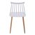 Καρέκλα Aurora pakoworld λευκό pp-φυσικό μεταλλικό πόδι 42x49.5x77εκ |  Καρέκλες στο espiti