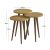 Τραπεζάκι βοηθητικό σετ 3 τμχ Cruz Megapap χρώμα sapphire oak Ø33x46εκ. |  Τραπεζάκια βοηθητικά στο espiti