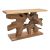 Κονσόλα Nasiol Inart teak ξύλο σε φυσική απόχρωση 120x40x75εκ |  Συρταριέρες -Κονσόλες στο espiti
