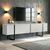 Έπιπλο τηλεόρασης Luxe Megapap χρώμα λευκό - μαύρο 180x30x50εκ. |  Έπιπλα τηλεόρασης στο espiti