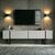 Έπιπλο τηλεόρασης Luxe Megapap χρώμα λευκό - μαύρο 180x30x50εκ. |  Έπιπλα τηλεόρασης στο espiti