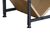 Βιβλιοθήκη Orunta pakoworld oak- μαύρο μέταλλο 40x26.5x125εκ |  Βιβλιοθήκες στο espiti