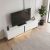 Έπιπλο τηλεόρασης Arlen Megapap με Led Rgb χρώμα λευκό 180x32x50εκ. |  Έπιπλα τηλεόρασης στο espiti