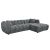 ΚΑΝΑΠΕΣ ΓΩΝΙΑ (ΔΕΞΙΑ) LYKKE HM3326.01R ΓΚΡΙ ΥΦΑΣΜΑ 280x89-165(η γωνία)x70Υεκ |  Καναπέδες γωνιακοί στο espiti
