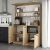 Έπιπλο κουζίνας Tuco 3 Megapap χρώμα sapphire oak 123,8x40x180εκ. |  Ντουλάπια στο espiti