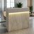 Γραφείο υποδοχής - reception Wilko Megapap με LED χρώμα travertine - sandstone 113,6x42x110εκ. |  Reception γραφείου στο espiti