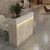 Γραφείο υποδοχής - reception Wilko Megapap με LED χρώμα travertine - sandstone 113,6x42x110εκ. |  Reception γραφείου στο espiti