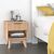 Κομοδίνο Hamea pakoworld mdf σε φυσική απόχρωση 45x39.5x50.2εκ |  Κομοδίνα στο espiti