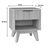 Κομοδίνο Hamea pakoworld mdf σε φυσική απόχρωση 45x39.5x50.2εκ |  Κομοδίνα στο espiti