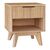 Κομοδίνο Hamea pakoworld mdf σε φυσική απόχρωση 45x39.5x50.2εκ |  Κομοδίνα στο espiti