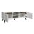 Έπιπλο τηλεόρασης Kemvio pakoworld  sonoma-λευκό 150x38x44εκ |  Έπιπλα τηλεόρασης στο espiti