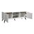 Έπιπλο τηλεόρασης Kemvio pakoworld  sonoma-λευκό 150x38x44εκ |  Έπιπλα τηλεόρασης στο espiti