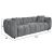 ΚΑΝΑΠΕΣ 3-ΘΕΣΙΟΣ LYKKE HM3323.01 ΓΚΡΙ ΥΦΑΣΜΑ 229x89x70Υεκ |  Καναπέδες γωνιακοί στο espiti