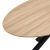 Τραπέζι Makrey pakoworld sonoma mdf- μαύρα μεταλλικά πόδια 180x90x75εκ |  Τραπέζια στο espiti