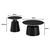 Τραπέζια σαλονιού Sculpt pakoworld σετ 2τεμ μέταλλο cappuccino- sintered stone σε όψης τραβερτίνης |  Τραπεζάκια σαλονιού στο espiti