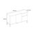 Μπουφές Cailin Megapap χρώμα sandstone - sepet oak 140x41,8x80εκ. |  Μπουφέδες στο espiti