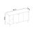 Μπουφές Colia Megapap χρώμα sepet oak 150x44x80εκ. |  Μπουφέδες στο espiti