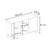 Μπουφές Doro Megapap χρώμα sepet oak 150,2x39x81εκ. |  Μπουφέδες στο espiti