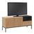 Έπιπλο τηλεόρασης Cailin Megapap χρώμα sepet oak - black wood 140x41,8x55εκ. |  Έπιπλα τηλεόρασης στο espiti