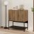 Μπουφές Amira Megapap χρώμα καρυδί Ud - black wood 80x40x90εκ. |  Μπουφέδες στο espiti