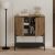 Μπουφές Amira Megapap χρώμα καρυδί Ud - black wood 80x40x90εκ. |  Μπουφέδες στο espiti