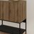 Μπουφές Amira Megapap χρώμα καρυδί Ud - black wood 80x40x90εκ. |  Μπουφέδες στο espiti