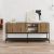 Μπουφές Amira Megapap χρώμα καρυδί Ud - black wood 180x40x80εκ. |  Μπουφέδες στο espiti
