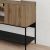 Μπουφές Amira Megapap χρώμα καρυδί Ud - black wood 180x40x80εκ. |  Μπουφέδες στο espiti