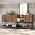 Μπουφές Amira Megapap χρώμα καρυδί Ud - black wood 180x40x80εκ. |  Μπουφέδες στο espiti