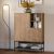 Μπουφές Amira Megapap χρώμα καρυδί Ud - black wood 90x40x125εκ. |  Μπουφέδες στο espiti