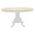 Τραπεζαρία Dallan Lars pakoworld 5τεμ λευκό rubberwood Φ100(+38)x100x75εκ |  Σετ τραπεζαρίες στο espiti