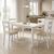 Τραπεζαρία Dallan Mabor pakoworld 5τεμ λευκό rubberwood 120-150x80x73,8εκ |  Σετ τραπεζαρίες στο espiti