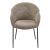 ΠΟΛΥΘΡΟΝΑ ΤΡΑΠΕΖΑΡΙΑΣ DRENNY HM18424.03 TAUPE ΥΦΑΣΜΑ-ΜΕΤΑΛ.ΜΑΥΡΑ ΠΟΔΙΑ 62x62x87Υεκ |  Καρέκλες στο espiti