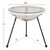 ΣΕΤ ΕΞΩΤΕΡΙΚΟΥ ΧΩΡΟΥ 3ΤΜΧ ACAPULCO HM11861.12 P.E.RATTAN ΛΕΥΚΟ-ΜΕΤΑΛΛΟ ΣΕ ΜΑΥΡΟ |  Σαλόνια κήπου στο espiti
